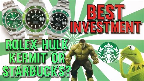 rolex starbucks kermit|rolex kermit vs hulk starbucks.